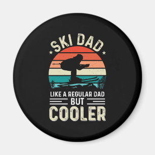 Ski Vater Magnet