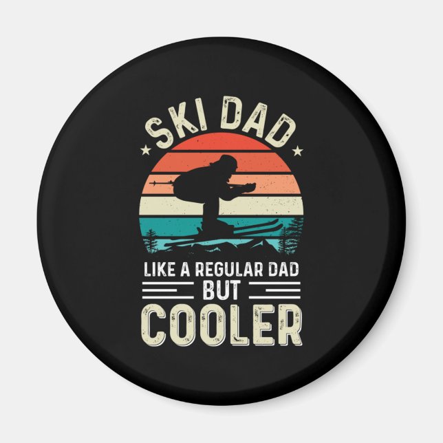 Ski Vater Magnet (Vorne)