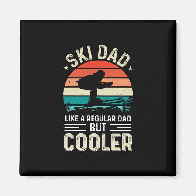 Ski Vater Magnet (Vorne)