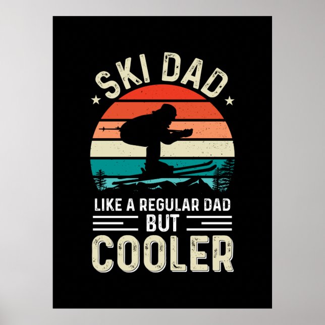 Ski Vater Poster (Vorne)