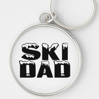 Ski-Vater Schlüsselanhänger