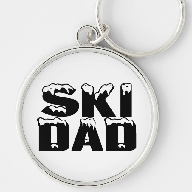 Ski-Vater Schlüsselanhänger (Vorne)
