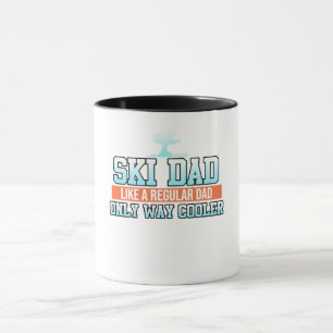 Ski Vater Skifahren Snowboard Wintersport Tasse