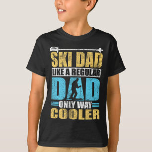 Ski Vater wie ein leiser Vater nur viel Cooler Ski T-Shirt