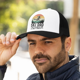 Ski-Vater Wie ein normaler Vater nur Cooler sonnig Truckerkappe