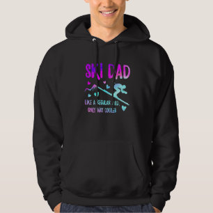 Ski-Vati Skifahrender Daddy Papa Opa Cool Snowboar Hoodie