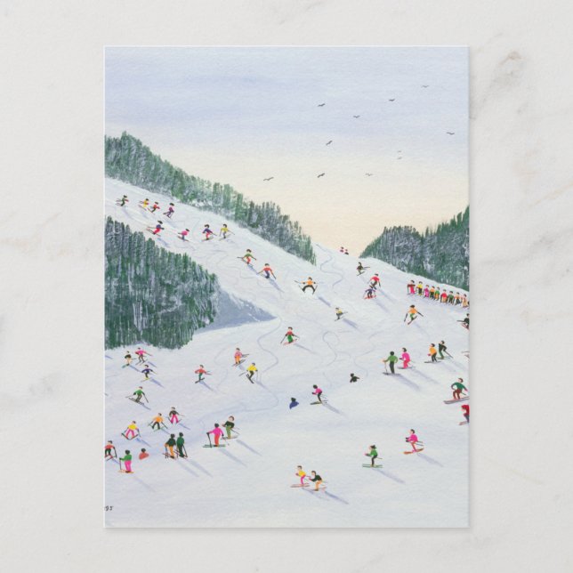 Ski-vening 1995 postkarte (Vorderseite)