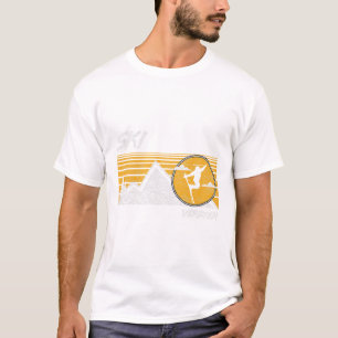 Ski Verbier Retro Schweiz Skifahren Tee