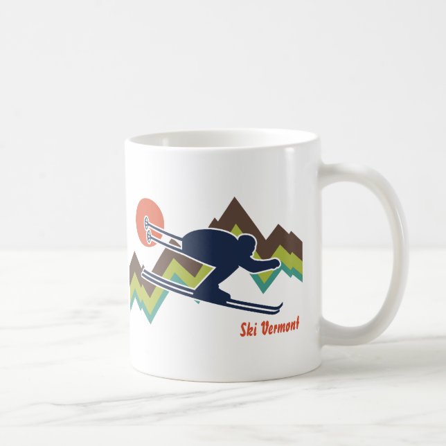 Ski Vermont Kaffeetasse (Rechts)