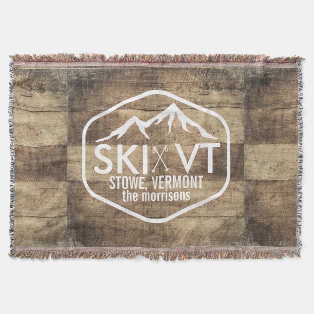 Ski Vermont Stowe Killington Stratton Sugarbush Decke (Vorderseite)