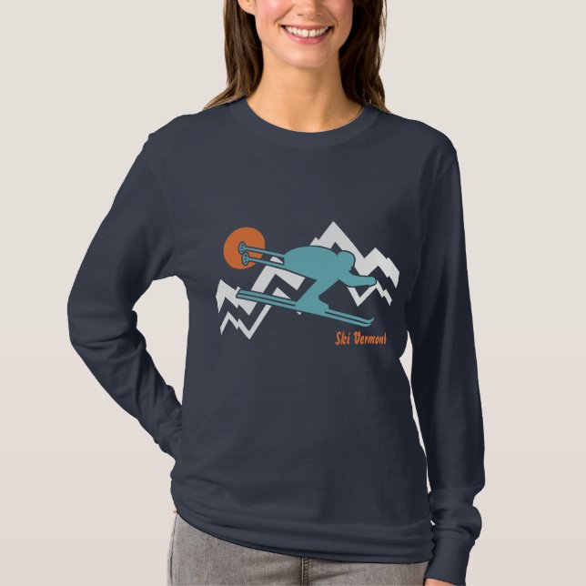 Ski Vermont T-Shirt (Vorderseite)