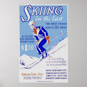 Ski Vintage Travel Poster und Retro Prints