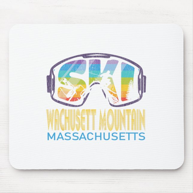 Ski Wachusett Mountain Machusetts Skiurlaub  Mousepad (Vorne)