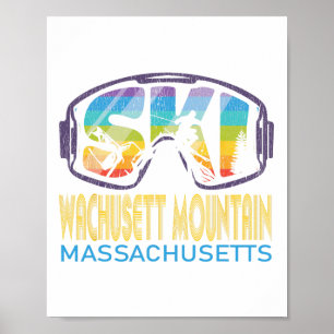 Ski Wachusett Mountain Machusetts Skiurlaub Poster