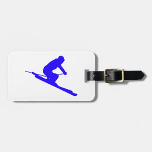 SKI-WAHRES BLAU GEPÄCKANHÄNGER