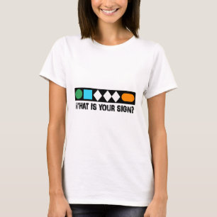 Ski Was Ist Dein Sternzeichen Lustiger Skifahrer M T-Shirt