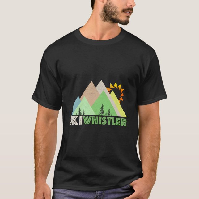 Ski Whistler Whistler Bc T-Shirt (Vorderseite)