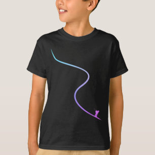 Ski-Wintersport Skifahren Skifahrer T-Shirt