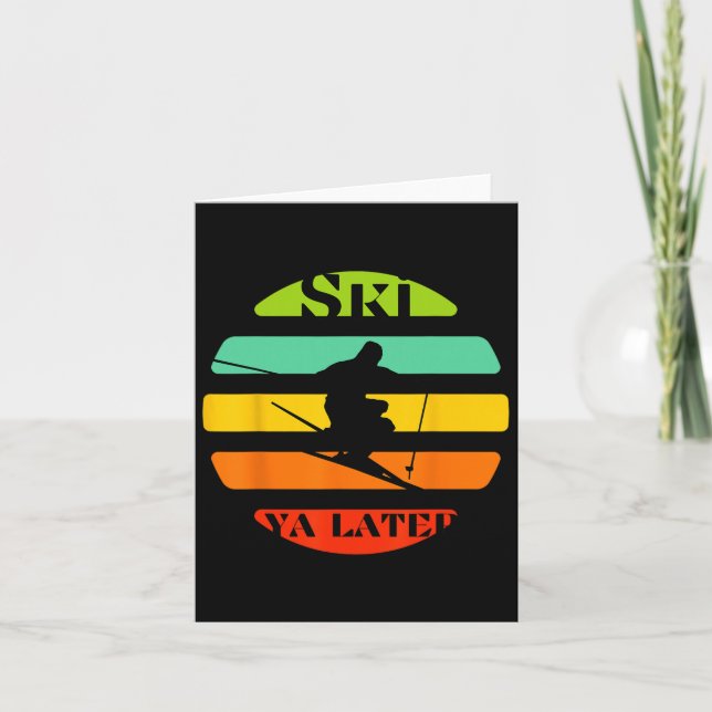 Ski Ya Spater Karte (Vorderseite)