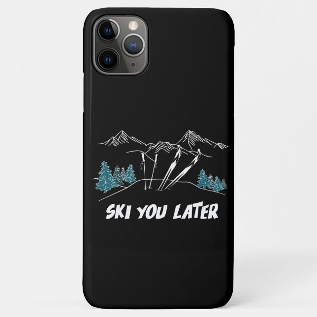 Ski you Spater Mountains Wintersport Case-Mate iPhone Hülle (Rückseite)