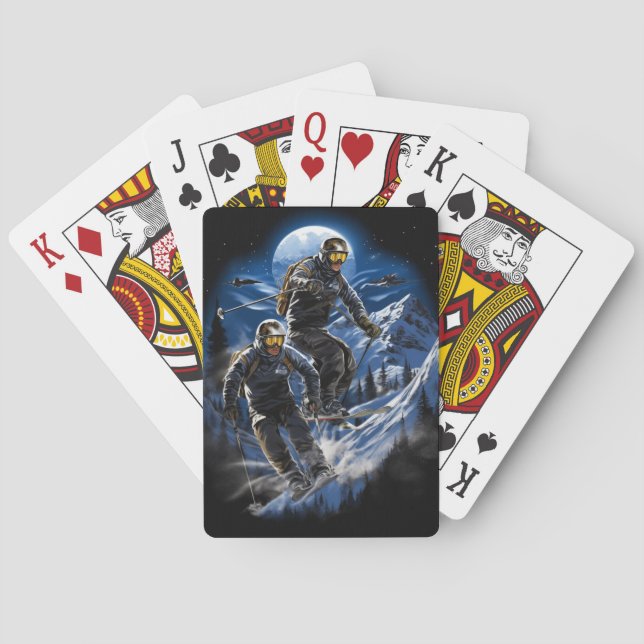 Skiaktion Spielkarten (Rückseite)