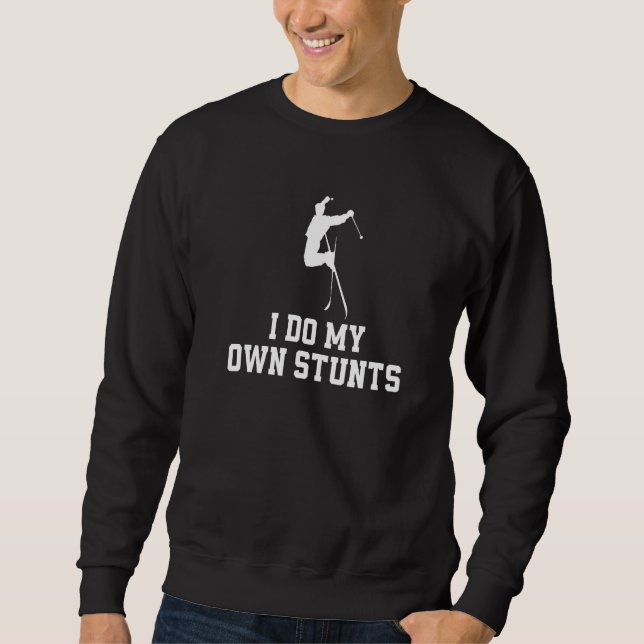 Skiangebot Unglaublich witzig Skisprung Sweatshirt (Vorderseite)