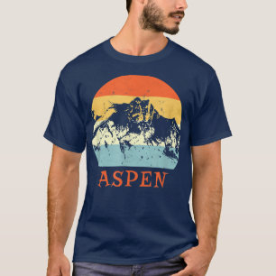 Skiaspen, Colorado Vintag Retro Schneeurlaub T-Shirt