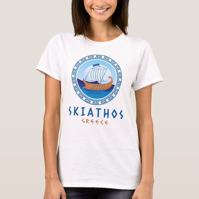Skiathos, Griechenland - Frauen für die Gestaltung T-Shirt (Vorderseite)