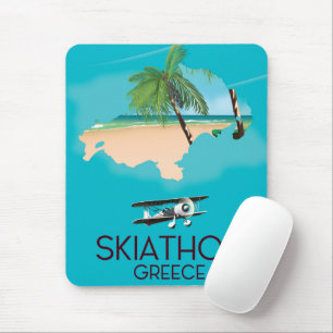 Skiathos Griechenland Reiseplakat Mousepad