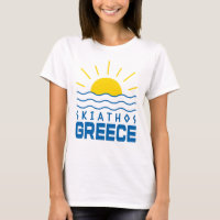Skiathos Griechenland Sonnenschein und Meereswelle