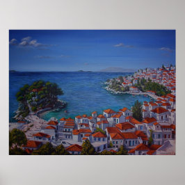 Skiathos Hafen 2 Poster