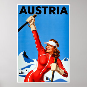 Skiaustria-Plakat Poster