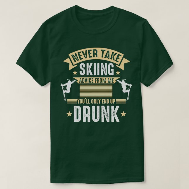 Skiberatung Apres Ski Party Skipiste Sonniges Gesc T-Shirt (Design vorne)