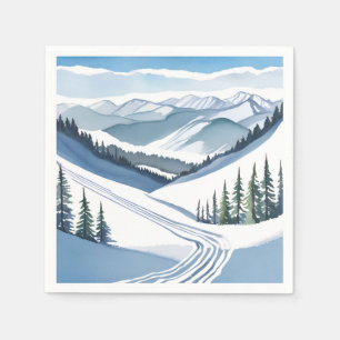 Skiberg Aquarell Serviette