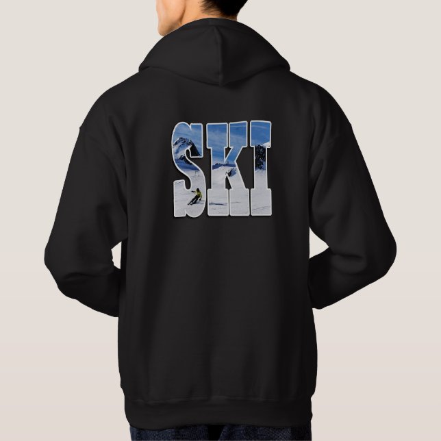 Skiberg Wintersport Design Hoodie (Rückseite)