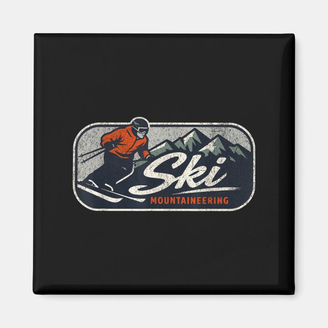 Skibergsteigen  magnet (Vorne)