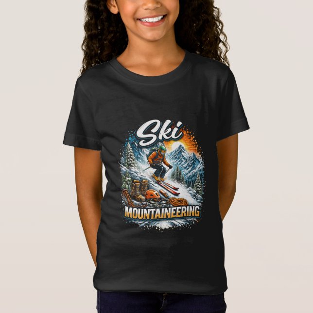 Skibergsteigen T-Shirt (Vorderseite)