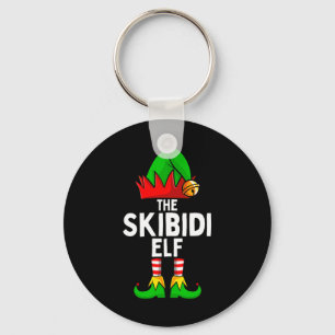 Skibidi Elf Matching Familie Weihnachten Albern Schlüsselanhänger