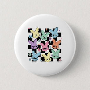 Skibidi Ostereier Hunt Tag Funny Nr. Cap Rizz Meme Button