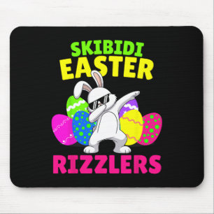 Skibidi Ostern - Lustiger Ostern Rizzler Gen Alpha Mousepad