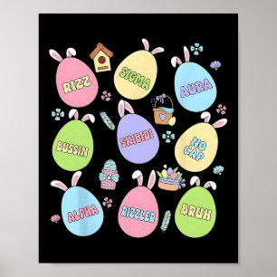 Skibidi Ostertag Egg Jagd auf dem Monte San Giorgi Poster