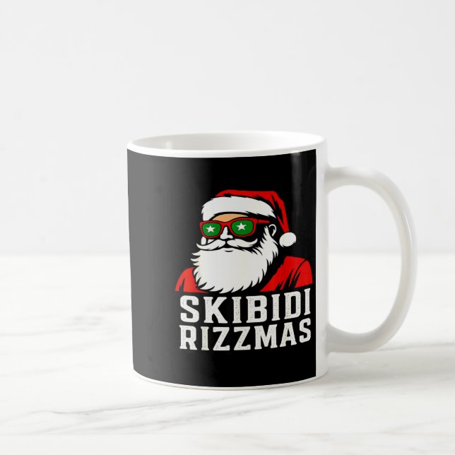 Skibidi Rizzmas Christmas Rizz Santa Claus  Kaffeetasse (Rechts)