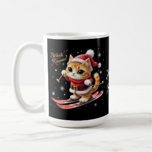 Skibidi Rizzmas Das ultimative Weihnachtsmädchen Kaffeetasse