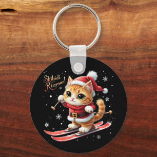 Skibidi Rizzmas Das ultimative Weihnachtsmädchen Schlüsselanhänger