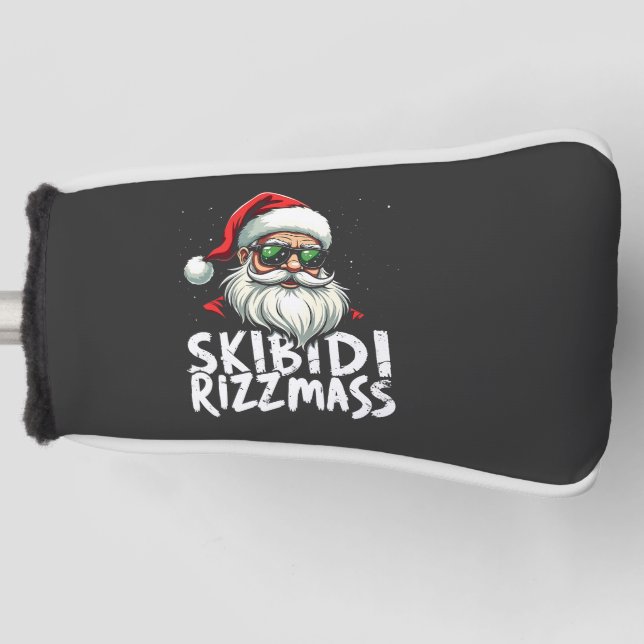 Skibidi Rizzmas Funny Gen Alpha Slang Weihnachten Golf Headcover (Vorderseite)