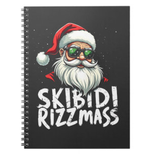 Skibidi Rizzmas Funny Gen Alpha Slang Weihnachten Notizblock