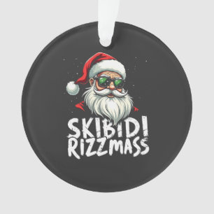 Skibidi Rizzmas Funny Gen Alpha Slang Weihnachten Ornament