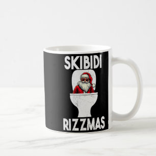 Skibidi Rizzmas Lustige Toilette Weihnachtsmann We Kaffeetasse