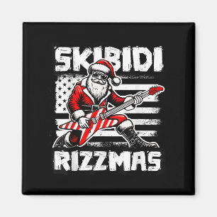 Skibidi Rizzmas Lustiger Weihnachtsmann Xmas Gen A Magnet