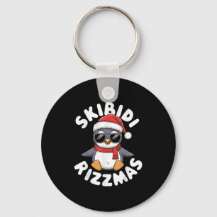 Skibidi Rizzmas Lustiges Weihnachten Weihnachtszei Schlüsselanhänger